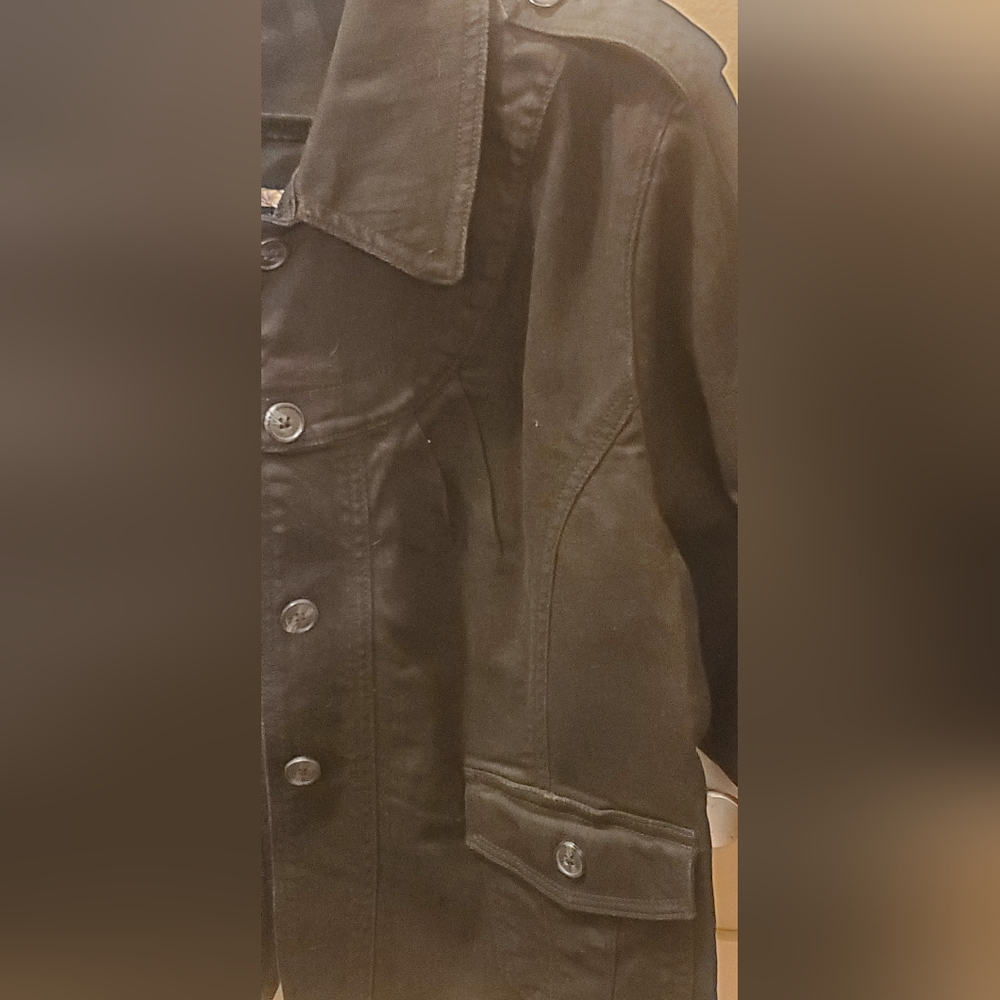 Womens black Jean xl jacket
